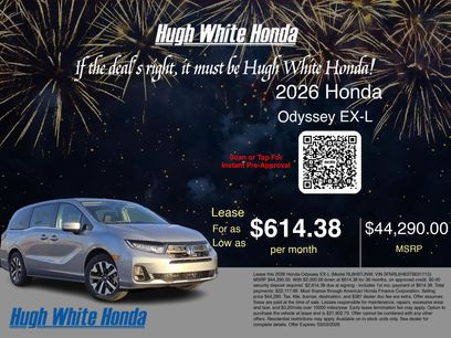 New 2026 Honda Odyssey EX-L