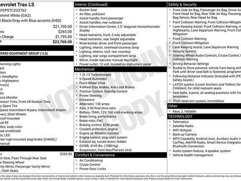 New 2026 Chevrolet Trax LS FWD image 30