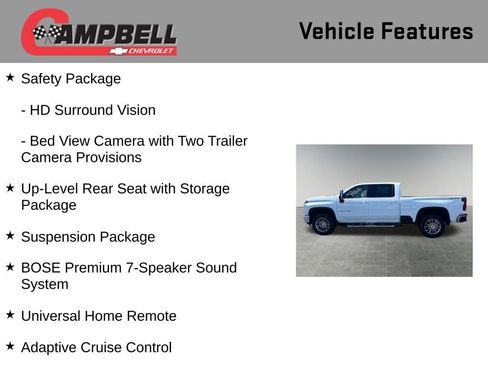 New 2026 Chevrolet Silverado 2500 LTZ w/ LTZ Convenience Package AWD/4WD image 16