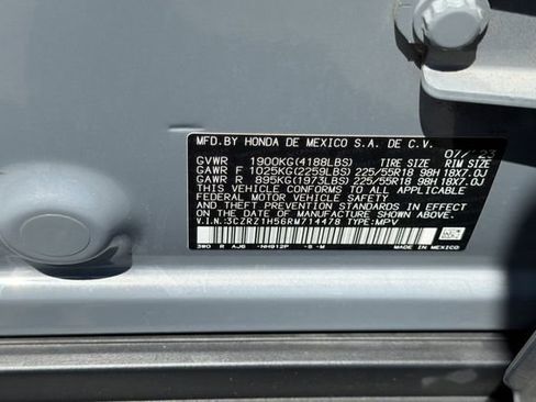 Certified 2024 Honda HR-V Sport image 36