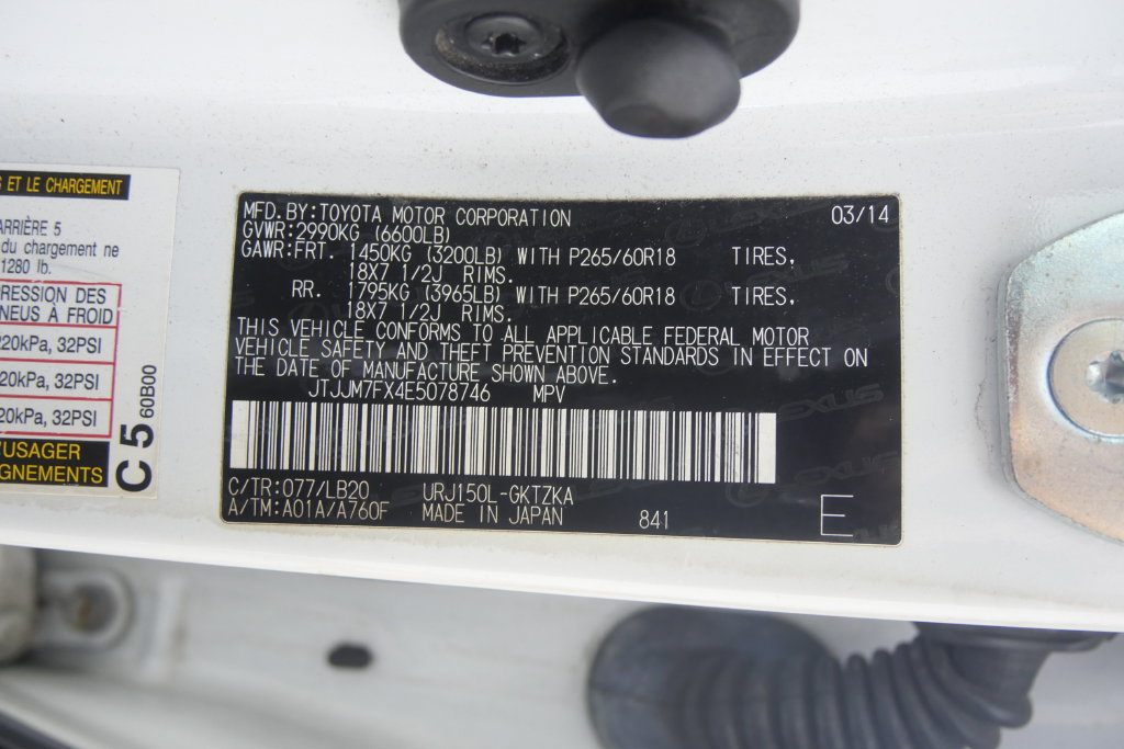 Used 2014 Lexus GX 460 Luxury AWD/4WD image 29