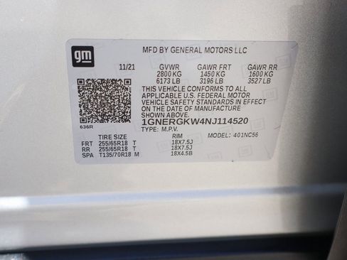 Used 2022 Chevrolet Traverse LT image 55