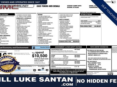 Used 2025 GMC Yukon Denali