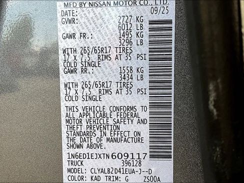 New 2026 Nissan Frontier SV w/ Tow Package image 8