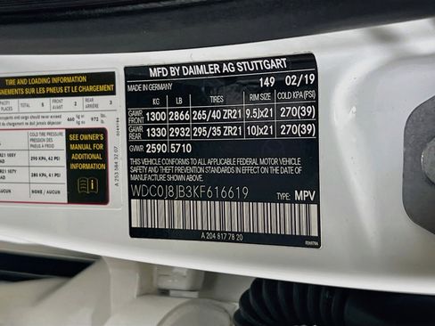 Used 2019 Mercedes-Benz GLC 63 AMG 4MATIC image 32