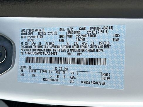 New 2026 Ford Escape ST-Line w/ Tech Pack #1 FWD image 21