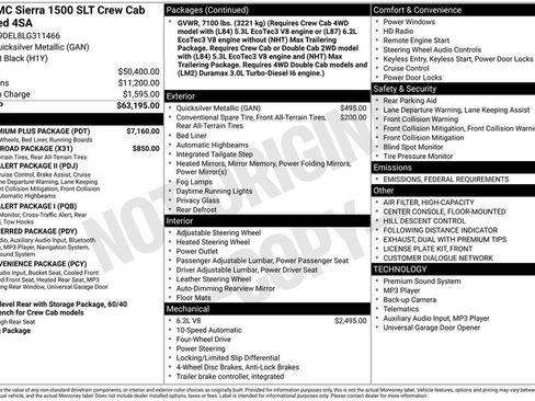 Certified 2020 GMC Sierra 1500 SLT w/ SLT Premium Plus Package image 11