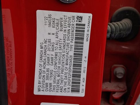 Certified 2023 Honda Civic Sport image 27