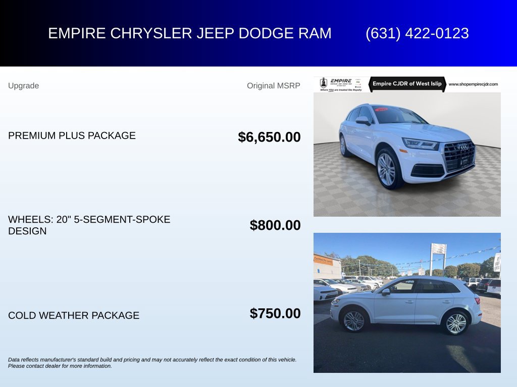 Used 2020 Audi Q5 2.0T Premium Plus w/ Premium Plus Package AWD/4WD image 6