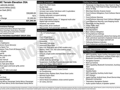 Used 2025 GMC Terrain Elevation FWD image 37