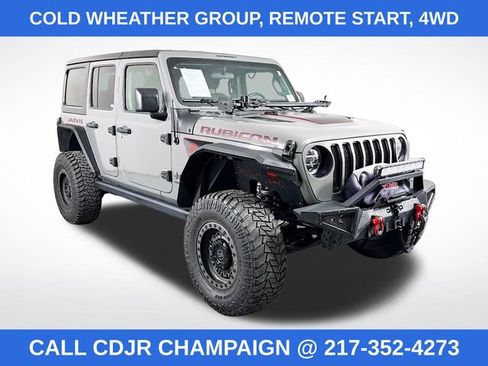 Used 2021 Jeep Wrangler Unlimited Rubicon w/ LED Lighting Group image 1