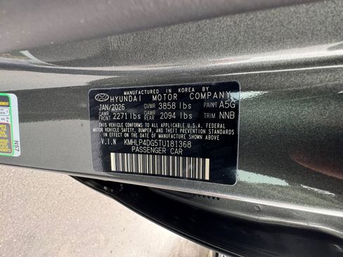 New 2026 Hyundai Elantra Limited w/ Cargo Package FWD image 28