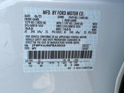 Used 2023 Ford Edge SEL AWD/4WD image 24