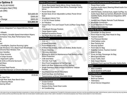 Used 2018 Kia Optima S image 42