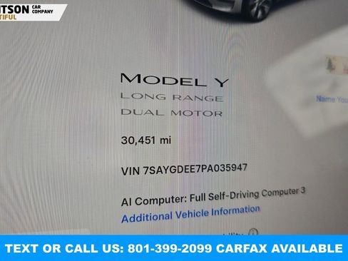 Used 2023 Tesla Model Y Long Range AWD/4WD image 6