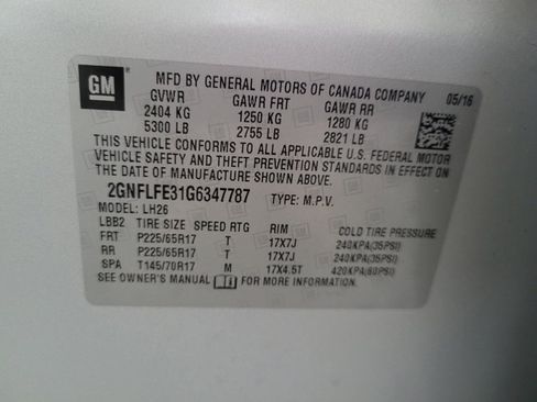 Used 2016 Chevrolet Equinox LT AWD/4WD image 33