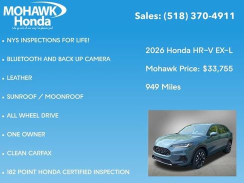 Used 2026 Honda HR-V EX-L image 8