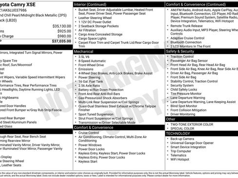 Used 2020 Toyota Camry XSE image 40