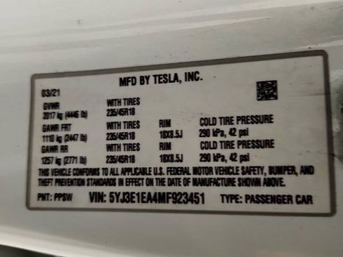 Used 2021 Tesla Model 3 Standard Range Plus RWD image 23