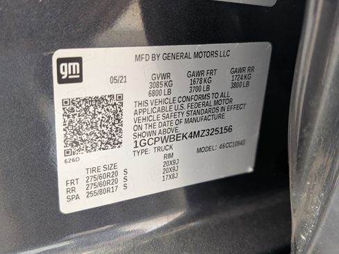 Used 2021 Chevrolet Silverado 1500 Custom w/ Safety Confidence Package image 34