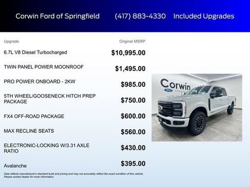 New 2026 Ford F250 Platinum image 5