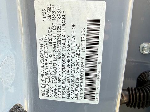 Certified 2026 Honda Ridgeline TrailSport image 31