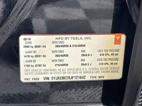 Used 2018 Tesla Model X 75D AWD/4WD image 12
