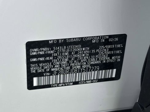 New 2026 Subaru Outback Touring XT AWD/4WD image 15