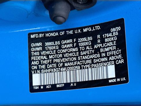 Used 2021 Honda Civic Type R image 30