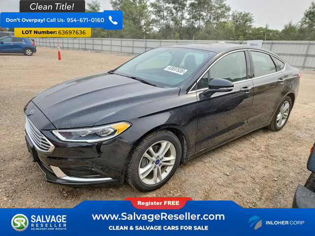 Used 2018 Ford Fusion SE w/ Fusion SE Technology Package FWD image 1