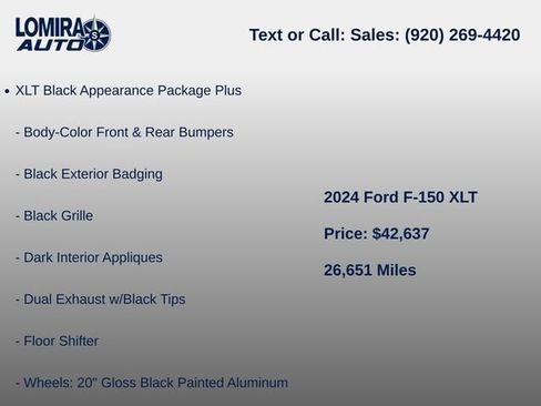 Used 2024 Ford F150 XLT w/ Equipment Group 303A High AWD/4WD image 6