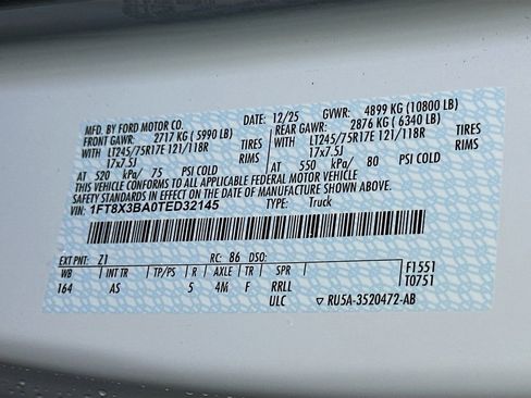 New 2026 Ford F350 XL w/ XL Chrome Package image 16