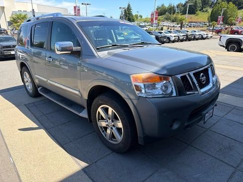 Used 2014 Nissan Armada Platinum w/ 2nd Row Captain Seat Package AWD/4WD image 3