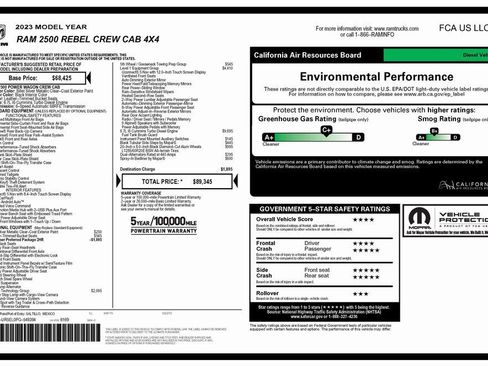 Certified 2023 RAM 2500 Rebel w/ Level 1 Equipment Group image 4