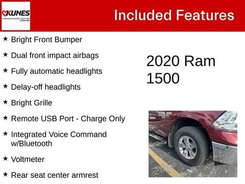Used 2020 RAM 1500 Tradesman w/ Chrome Appearance Group AWD/4WD image 5