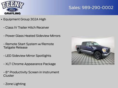 Certified 2023 Ford F150 XLT w/ Equipment Group 302A High AWD/4WD image 12