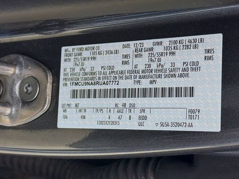 Used 2024 Ford Escape ST-Line Select w/ Tech Pack #2 AWD/4WD image 43