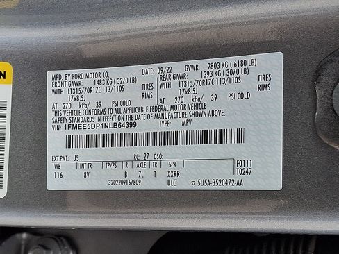 Used 2022 Ford Bronco Badlands w/ Sasquatch Package AWD/4WD image 28