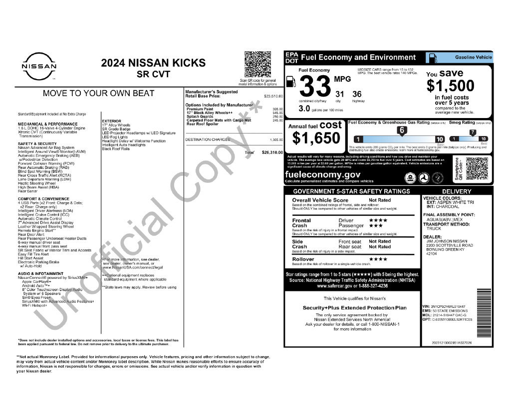 Used 2024 Nissan Kicks SR FWD image 29