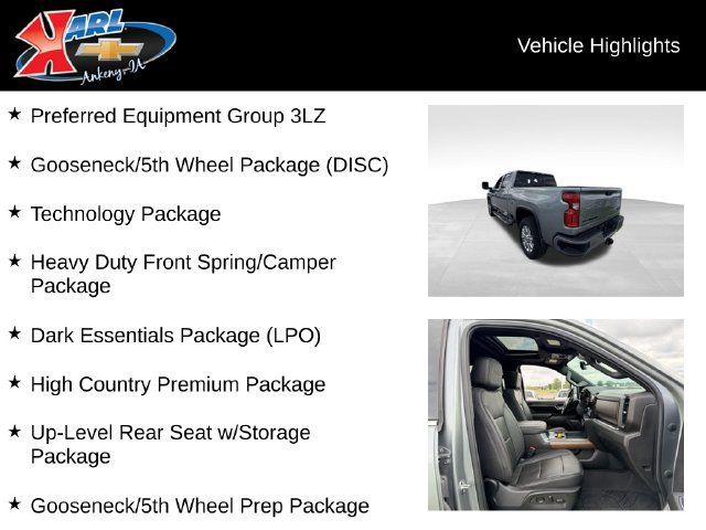 Used 2024 Chevrolet Silverado 2500 High Country w/ High Country Premium Package AWD/4WD image 2
