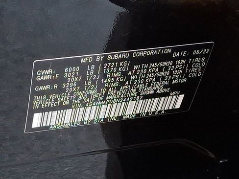 Used 2022 Subaru Ascent Limited w/ Technology Package image 35