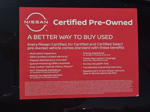Certified 2026 Nissan Sentra SR w/ Floor Mat Package FWD image 4