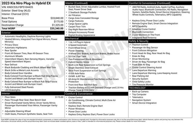 Certified 2023 Kia Niro EX FWD image 28