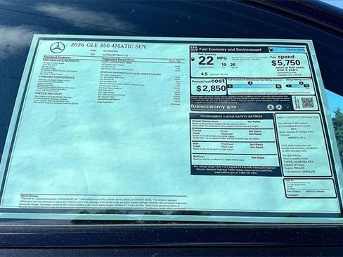New 2026 Mercedes-Benz GLE 350 4MATIC image 17