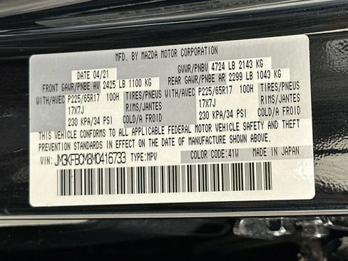 Used 2021 MAZDA CX-5 Touring AWD/4WD image 32