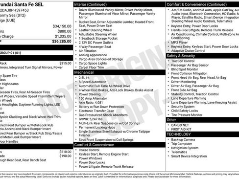 Certified 2023 Hyundai Santa Fe SEL image 40