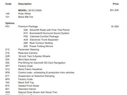 Used 2018 Mercedes-Benz C 300 Cabriolet image 2