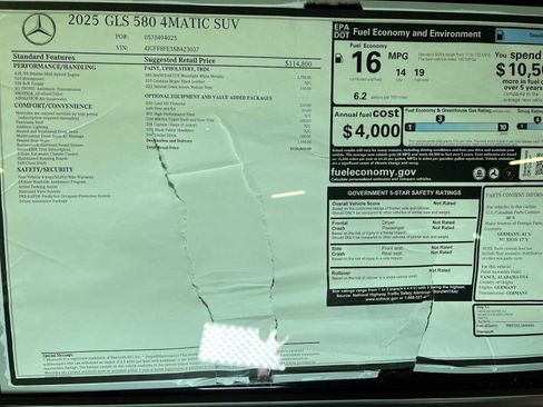 New 2025 Mercedes-Benz GLS 580 4MATIC image 36