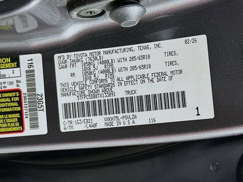 New 2026 Toyota Tundra TRD Pro AWD/4WD image 34
