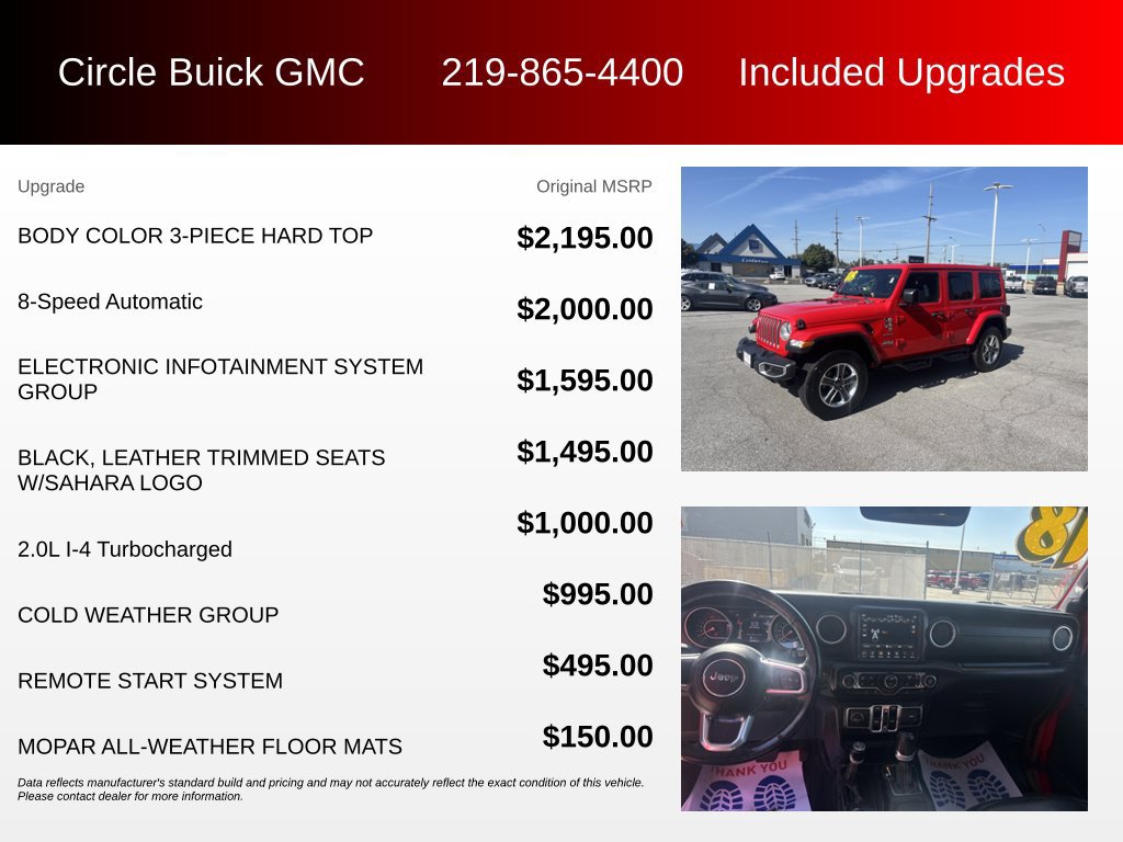 Used 2018 Jeep Wrangler Unlimited Sahara AWD/4WD image 3